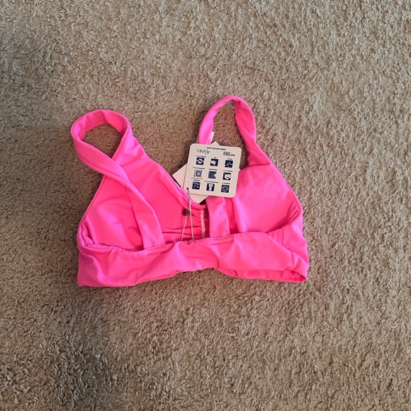 Pink Ruched Bikini Top - Picture 6 of 10
